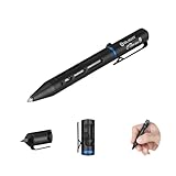 OLIGHT O'Pen Mini 2 Ballpoint Pen and Pencil in One, Replaceable EDC Refill and Pencil Tip, Smooth Writing, for Office, Working, Writing (Black)