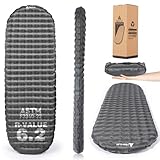 Hikenture Sleeping Pad R-Value 6.2 Insulated Camping Mattress for Cold Weather with Pump Sack(1201-A1)