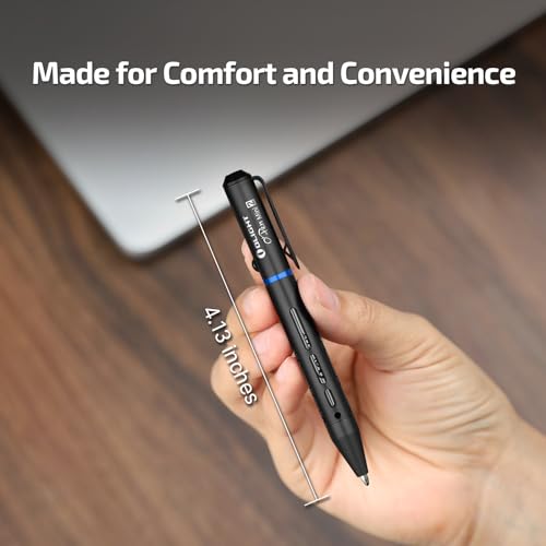 OLIGHT O'Pen Mini 2 Ballpoint Pen and Pencil in One, Replaceable EDC Refill and Pencil Tip, Smooth Writing, for Office, Working, Writing (Black)