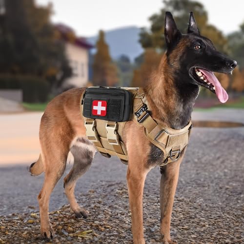 FRTKK Tactical Molle Admin Pouch Utility Laser Cut EDC Tool Pouch Bag Horizontal Modular Pouches Include US Flag Patch and Keychain (Black)