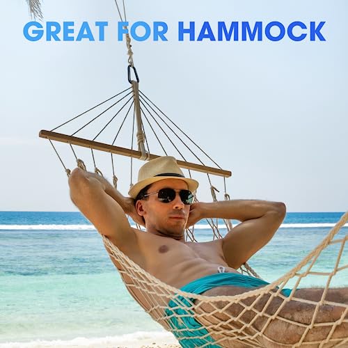 Heavy Duty Carabiner Clip, Steel Carabiners 1100lbs 3" D Shaped Spring Hook Small Clips for Hammocks, Hiking, Keychains, Outdoors and Gym, Dog Leash and Key Ring (6PCS 3'' Clips)