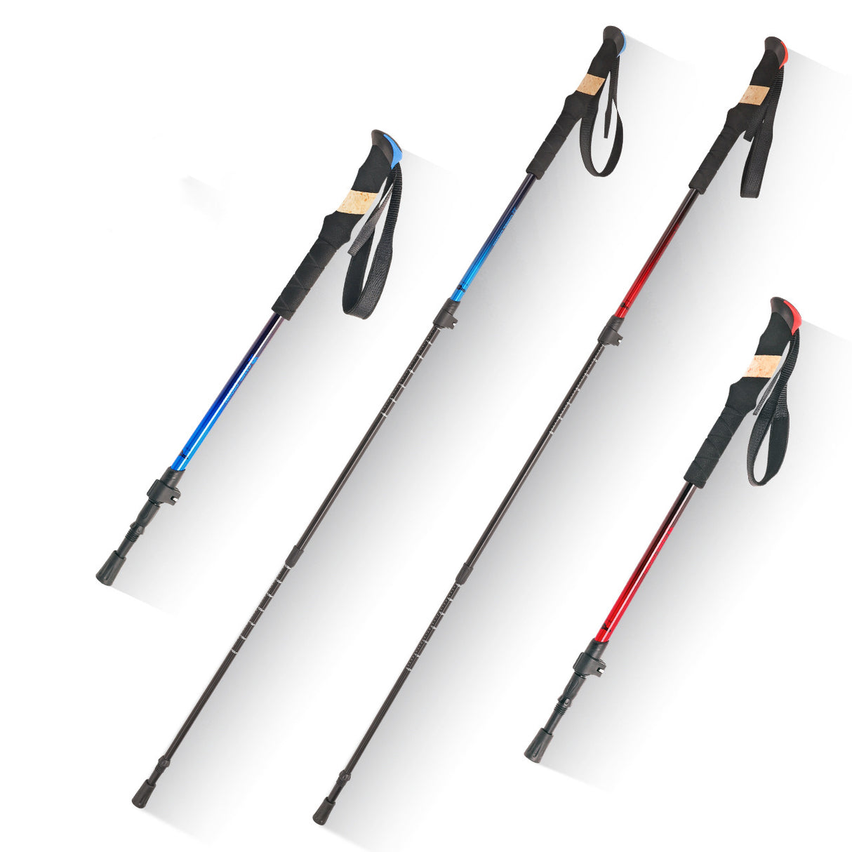 Outdoor Hiking Poles Tungsten Steel Tip Trekking Walking Stick