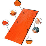 Emergency Sleeping Bag 2 Pack - Lightweight Survival Sleeping Bag Waterproof Thermal Bivy Sack Tent Portable Emergency Blanket Survival Gear for Camping Hiking Outdoor Adventure Activities (2 Pack)