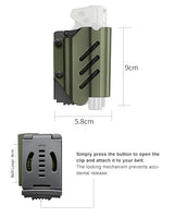 VIPERADE VAK6-S Survival Multitool with Folding Knife, LED Flashlight and Pulse Ignition, EDC Pocket Knife for men, Rechargeable Flashlight with Belt Sheath (Black)