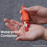 Emergency Zone 5 in 1 Survival Whistle. Compass, Whistle, Water-Resistant Container, Signal Mirror, Ferro Rod. Available in 1, 3, 30, and 300 Pack. (3)