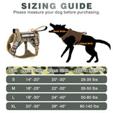 WINSEE Tactical Dog Harness, No Pull Dog Harness for Medium Large Dogs with Handle & Molle, Military Service Dog Vest Harness in Training Pet Harness for Small Dogs