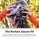 Schwinn Thrasher Helmet for Adults, Black, Size 58 - 62 cm, for Riders Ages 14+, Lightweight Microshell, Adjustable Dial and Straps, Interior Padding, 20 Air Vents, Removable Visor, Adult Bike Helmet