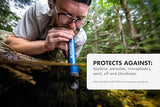 LifeStraw Personal Water Purifier for Hiking, Camping, Travel, and Emergency Preparedness
