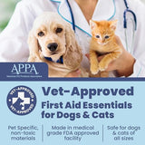 Dog First Aid Kit - Vet Approved Pet First Aid Supplies to Treat Dogs & Cats in an Emergency - Pet First Aid Kit Guide, Tick Remover, Slip Leash & Medical Essentials for Home, Camping, Car, RV, Travel