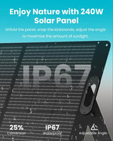 1 Portable Power Station 2000W (4500W Peak), 1024Wh LiFePO4 Battery Generator with 1400W AC Charging & 800W Solar Charging