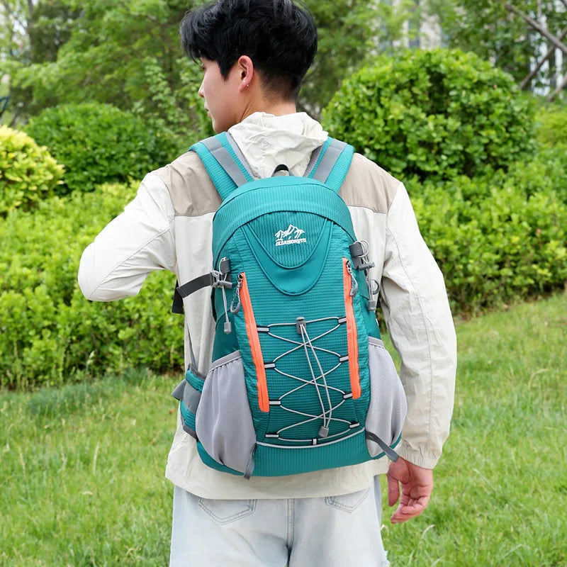 Waterproof Camping Backpack Outdoor Travel Hiking Trekking Climbing Cycling Shoulder Bag Large Capacity Women Men Sport Rucksack