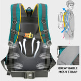 Waterproof Camping Backpack Outdoor Travel Hiking Trekking Climbing Cycling Shoulder Bag Large Capacity Women Men Sport Rucksack