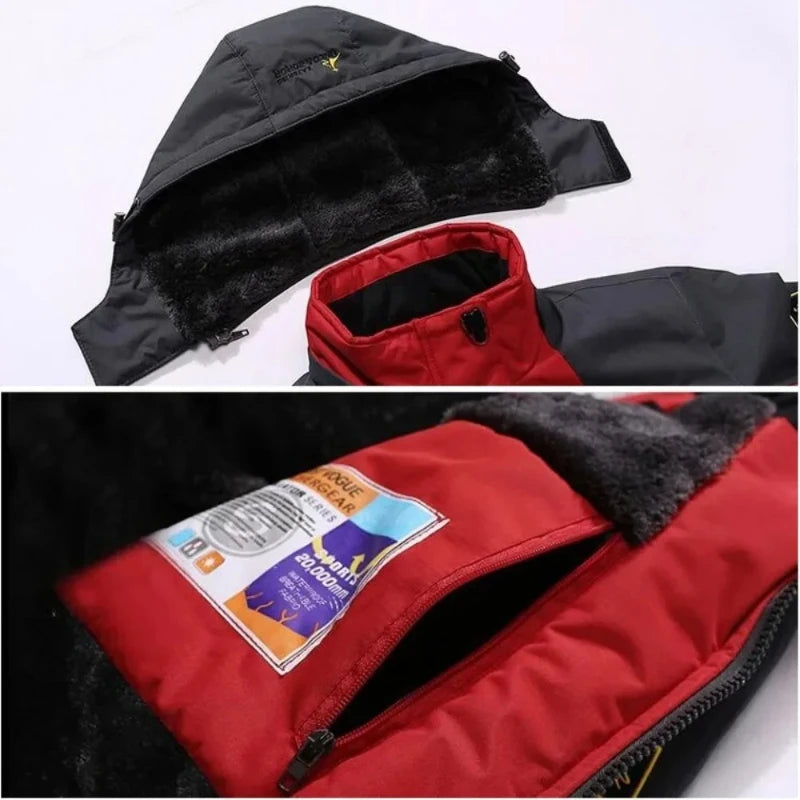New Winter Parka Men Windbreak Plus Thick Warm Windproof Fur Coats Male Military Hooded Anorak Jackets Men's Winter Jackets